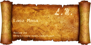 Lasz Masa névjegykártya